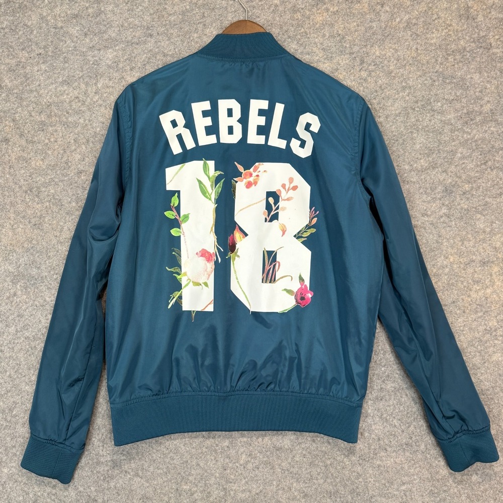 Joey Graceffa‎ EDEN Tour Bomber Jacket Adult Medium Autographed Signed Floral